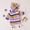 MyKids-USA Baby Colorful Striped Pattern Button Front Knitted Cardigan With Hat - 4 of 4