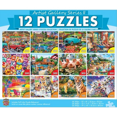 MasterPieces - Artist Gallery 12 Pack Puzzle Bundle