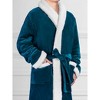 PAVILIA Mens Robe, Soft Bathrobe for Men, Fleece Warm Long Plush Microfiber Shawl Collar Pocket, Bath Shower Spa - 3 of 4