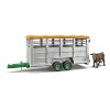 Bruder Livestock Trailer with 1 Cow - 3 of 4