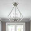 Livex Lighting Prism 3 - Light Chandelier in  Brushed Nickel - 3 of 4