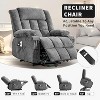 Coucheta Power Lift Recliner with Massage & Heat -  USB  Charging, 350 lb Capacity, Cup Holders - 4 of 4