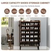 Large Shoe Cabinet , 6-Tier Entryway Shoe Storage Cabinet with Adjustable Shelves - 2 of 4
