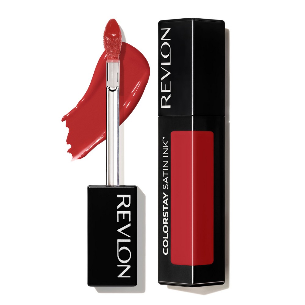 Photos - Other Cosmetics Revlon ColorStay Satin Ink Liquid Lipstick - 018 Fired Up - 0.17 fl oz 