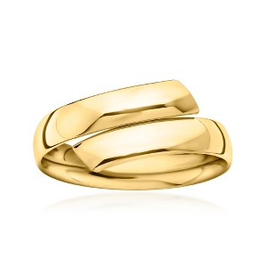 Ross-Simons Italian 18kt Yellow Gold Bypass Ring - 1 of 4