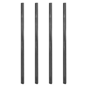 Unique Bargains 304 Stainless Steel Durable Reusable Heart Shape Drinking Straw 8.46" x 0.31"(L*W) - 1 of 4