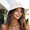 Dalix Lil Smile Cotton Bucket Hat Lightweight Outdoor Travel Beach Everyday Womens - 4 of 4