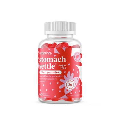 UpSpring Sugar Free Fiber Gummies - Strawberry - 60ct