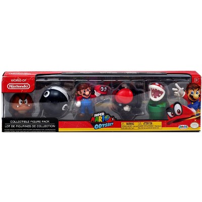 5 pack nintendo mario odyssey action figures