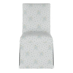 Slipcover Dining Chair Clover Floral Blue - Simply Shabby Chic
