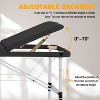 FDW Massage Table Massage Bed 73 inch 3 Folding Portable Massage Table Height Adjustable Lightweight Aluminium Spa Table Lash Bed Tattoo Table - image 4 of 4