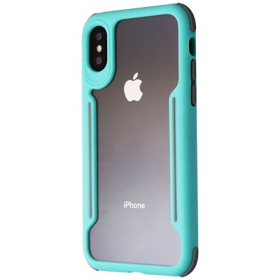 Verizon Shock absorbent Slim Guard Case for iPhone Xs/X - Green/Gray