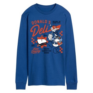Men's - Disney - Donalds Deli Long Sleeve Graphic T-Shirt - 1 of 3