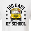 Women's - Peanuts - Snoopy One Hundred Days Of School Cropped Graphic T-Shirt - 2 of 4