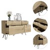 CAVINAS Dresser for Bedroom with Black Metal Handle,Modern Chest of Drawers,Freestanding Dresser for Bedroom - 4 of 4