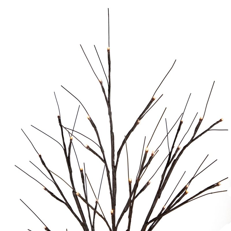 Northlight 6' LED Lighted Brown Christmas Twig Tree - Warm White Lights, 5 of 9