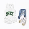 Simply Sage Market Spicy Varsity Racerback Tank - 3 of 4