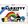 Trends International Hello Kitty and Friends: 21 Core - Group Rainbow Framed Wall Poster Prints - 3 of 4