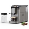 Fully Automatic Espresso Machine with Automatic Milk Frother and Self-Cleaning Function, Featuring LCD Touch Control, Ideal for Home and Office Use - 2 of 4