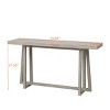 FURNIinspire Console Tables Stylish Rectangular Entryway Table, Living Room Sofa Table Narrow Console Table for Entryway, Gray, 15.04"*59.84"*31.5" - 3 of 4
