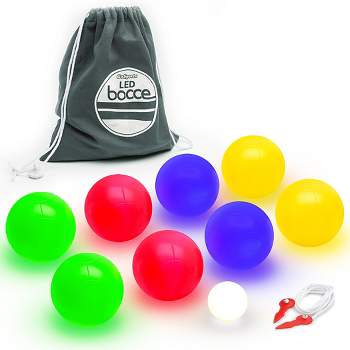 Water Sports Lighted Bocce Ball Set, Outdoor Glow In The Dark Game for  Camping, Parties and Beach Activities, Perfect for Family Game Night,  Multiple Colors Medium - Yahoo Shopping