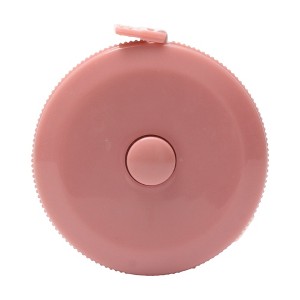 Unique Bargains Measuring Tape 1.5M Push-Button Macaron Color Round Tape Measure +/-5% Accuracy Fiberglass 1.97"x1.97"x0.39" 1 Pcs - 1 of 3