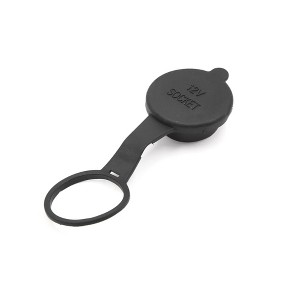 Unique Bargains Car Cigarette Lighter Socket Waterproof Cover Cap 12V Outlet Lid Fitness Black 3.2" 1PC - 1 of 4