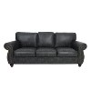 Mid-Century Vintage 3 Seater Sofa with Rivet Design - 4 of 4