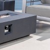 Cape Coral 7pc Aluminum and MGO Firepit Set Dark Gray/Khaki - Christopher Knight Home: Weather-Resistant, with Cushions - 4 of 4