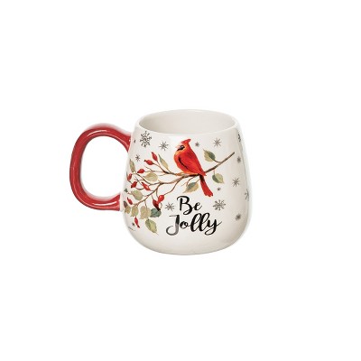 C&F Home Be Jolly Cardinal Mug