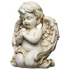 Northlight 6" Weathered Praying Cherub Outdoor Garden Statue - 3 of 4