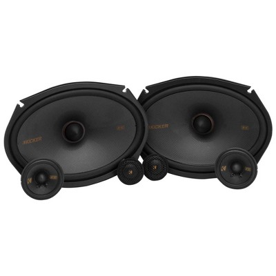 Kicker 51KSS369 KS-Series 6x9" Woofer, 2.75" Midrange and 1" Tweeter, 3-way Component System, 4-Ohm, Pair
