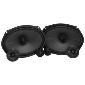Kicker 51KSS369 KS-Series 6x9" Woofer, 2.75" Midrange and 1" Tweeter, 3-way Component System, 4-Ohm, Pair - 1 of 4