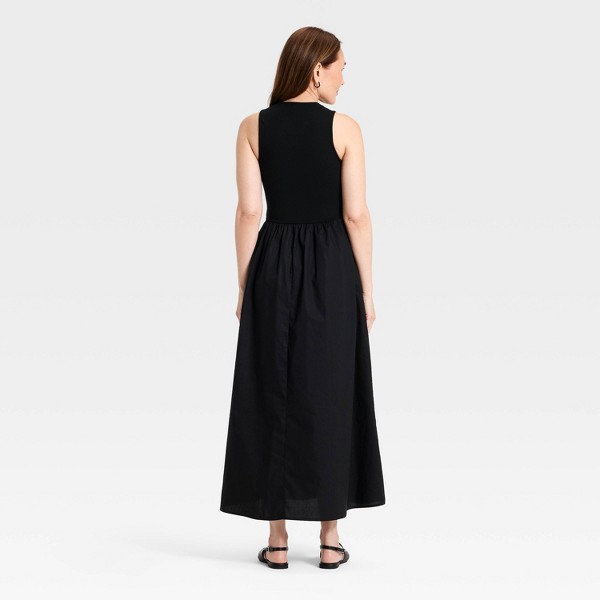 Vestido midi de tejido mixto para mujer - A New Day™ 2