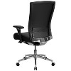 Emma and Oliver 24/7 300 lb. Rated High Back Swivel Seat Slider Lumbar Ergonomic Office Chair - 2 of 4