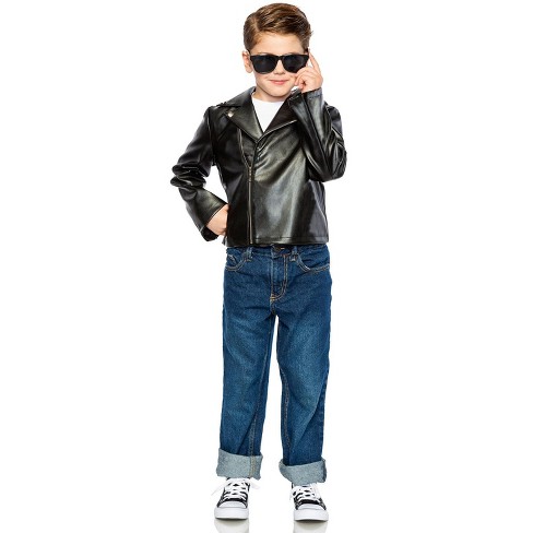 Red leather jacket target clearance