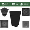 Bloem Finley Tall Indoor Outdoor Plastic Square Planter, 25in - 4 of 4