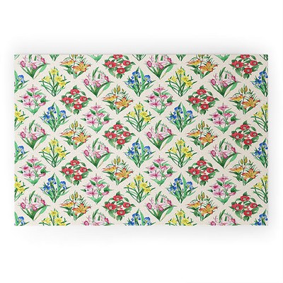 Evanjelina & Co Japanese Collection Cream 36" x 24" Welcome Mat - Society6