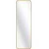 Okak 47*14in Modern Door Mirror with Shatterproof Film, Aluminum Alloy Full Length Mirror with Hooks and Screws, Wall Mirror for Living Room - 4 of 4