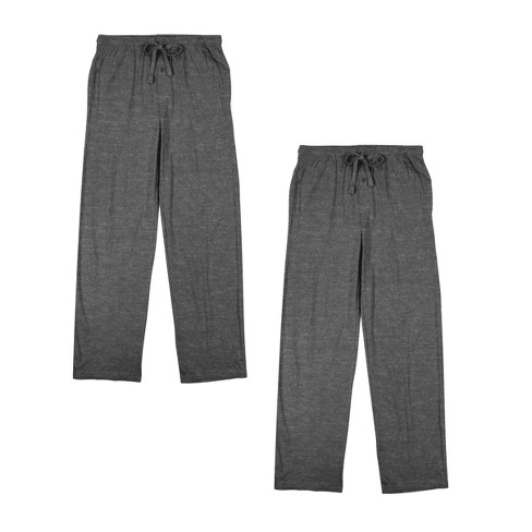 Men's 2pk Graphite Heather Sleep Pajama Pants -xxl : Target
