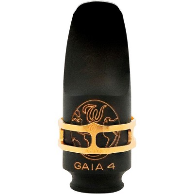 Theo Wanne GAIA 4 Soprano Saxophone Hard Rubber Mouthpiece Level 2 8, Black 194744740138