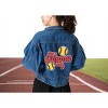 Baseball Mama Sequin Iron On Patches Game Day Applique Large Patch Accessory Clothes Jacket Uniform Backpack DIY Decor - 3 of 4