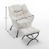 Maliang Accent Recliner Chair with Ottoman, Comfortable Upholstered Lounge Chair with Footrest, Ideal for Small Space - 2 of 4