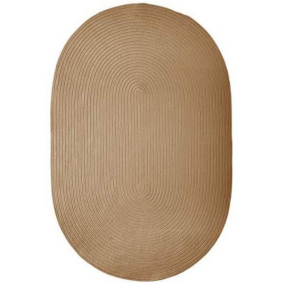 Colonial Mills Boca Raton - Cuban Sand 6 Ft x9 Ft Oval Rug Indoor/Outdoor 100% Polypropylene