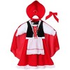 HalloweenCostumes.com Deluxe Girls Little Red Riding Hood Costume - image 3 of 4