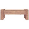 vidaXL Coffee Table Teak Solid teak wood 43.3 x 23.6 x 15.7 in - 3 of 4