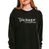 Simply Sage Market Teaching Fills My Heart Cursive Garment Dyed Long Sleeve - 2 of 4
