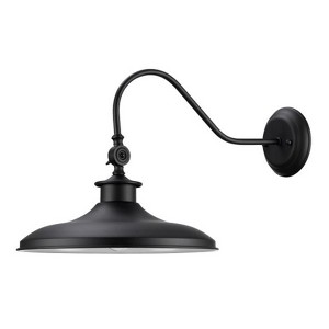 Globe Electric Aedan 1-Light Black Wall Sconce - 1 of 1
