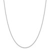 Black Bow Jewelry 1.4mm 14k White Gold Solid Classic Cable Chain Necklace - 2 of 4