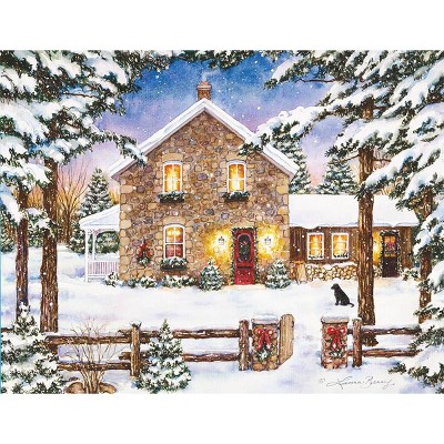 18ct Lang Nestled In The Pines Boxed Holiday Greeting Cards